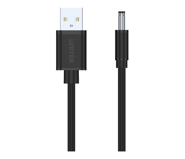 UNITEK USB - DC 3,5mm x 1,35mm (5V/3A) Y-C495BK - 723970 - zdjęcie